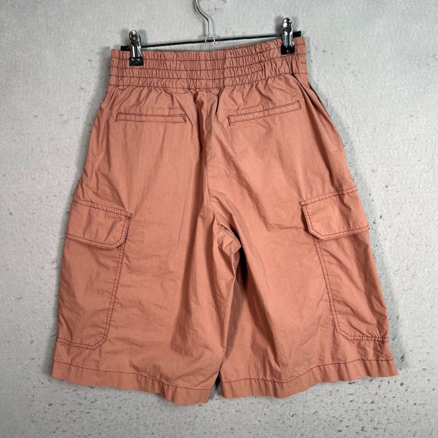 Zara VINTAGE Zara Cargo Shorts Womens XS Pink Cotton Blend Oversized Size 26" / US 2 / IT 38 - 2 Thumbnail
