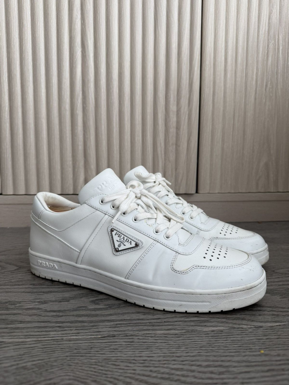 Prada Prada Downton Sneaker in White Size US 10 / EU 43 - 1 Thumbnail