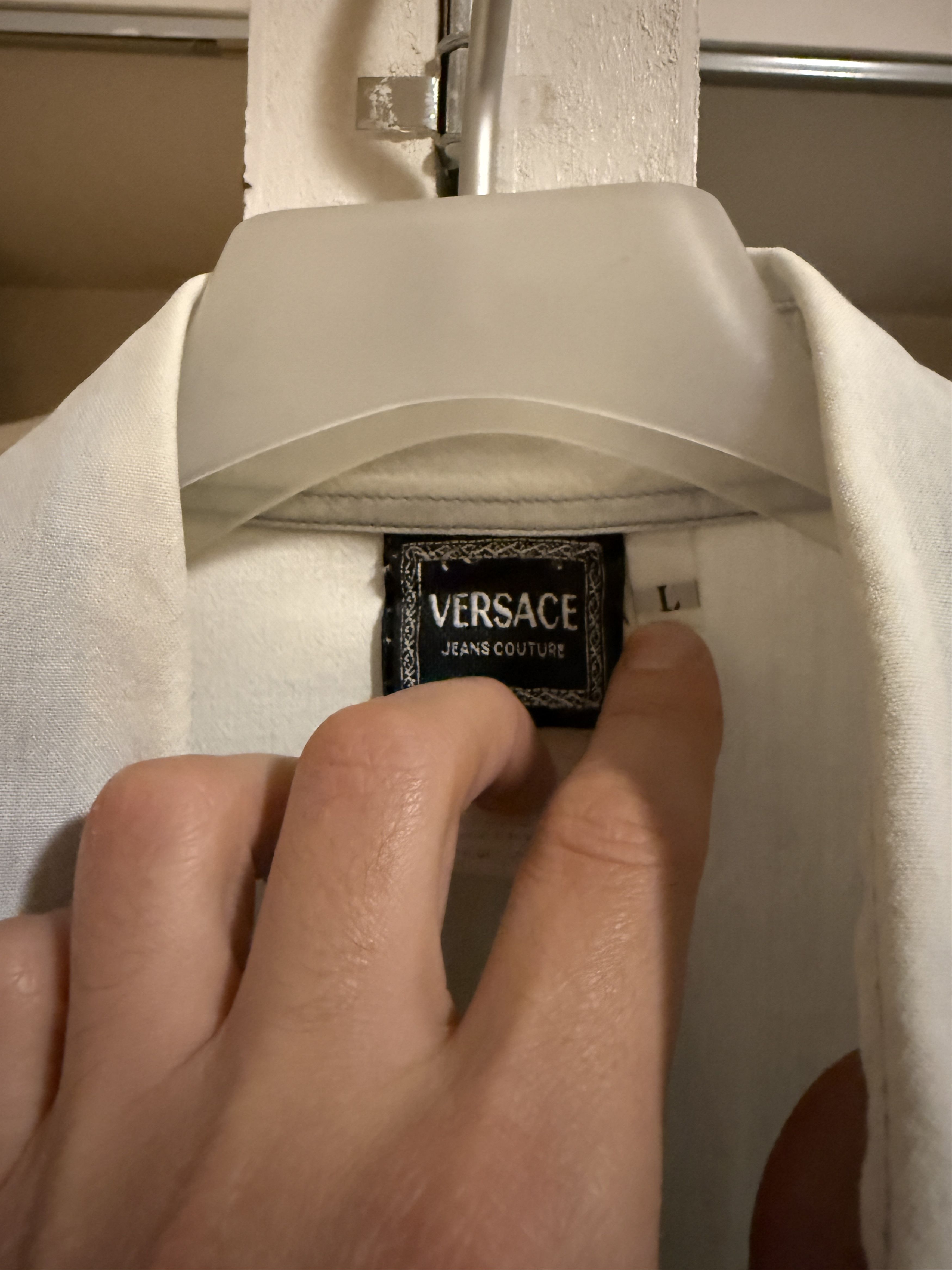 Versace Jeans Couture Vintage Versace Light Blue shirt Size US L / EU 52-54 / 3 - 3 Thumbnail