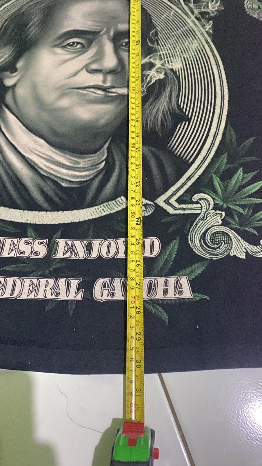 Rap Tees Vintage Parody Weed Shirt Benjamin F Money AOP Size US XL / EU 56 / 4 - 6 Thumbnail