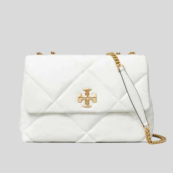 Tory Burch os11x0326 Size: OS / Kira Diamond Quilt Shoulder Bag Ivory Size ONE SIZE - 1 Thumbnail