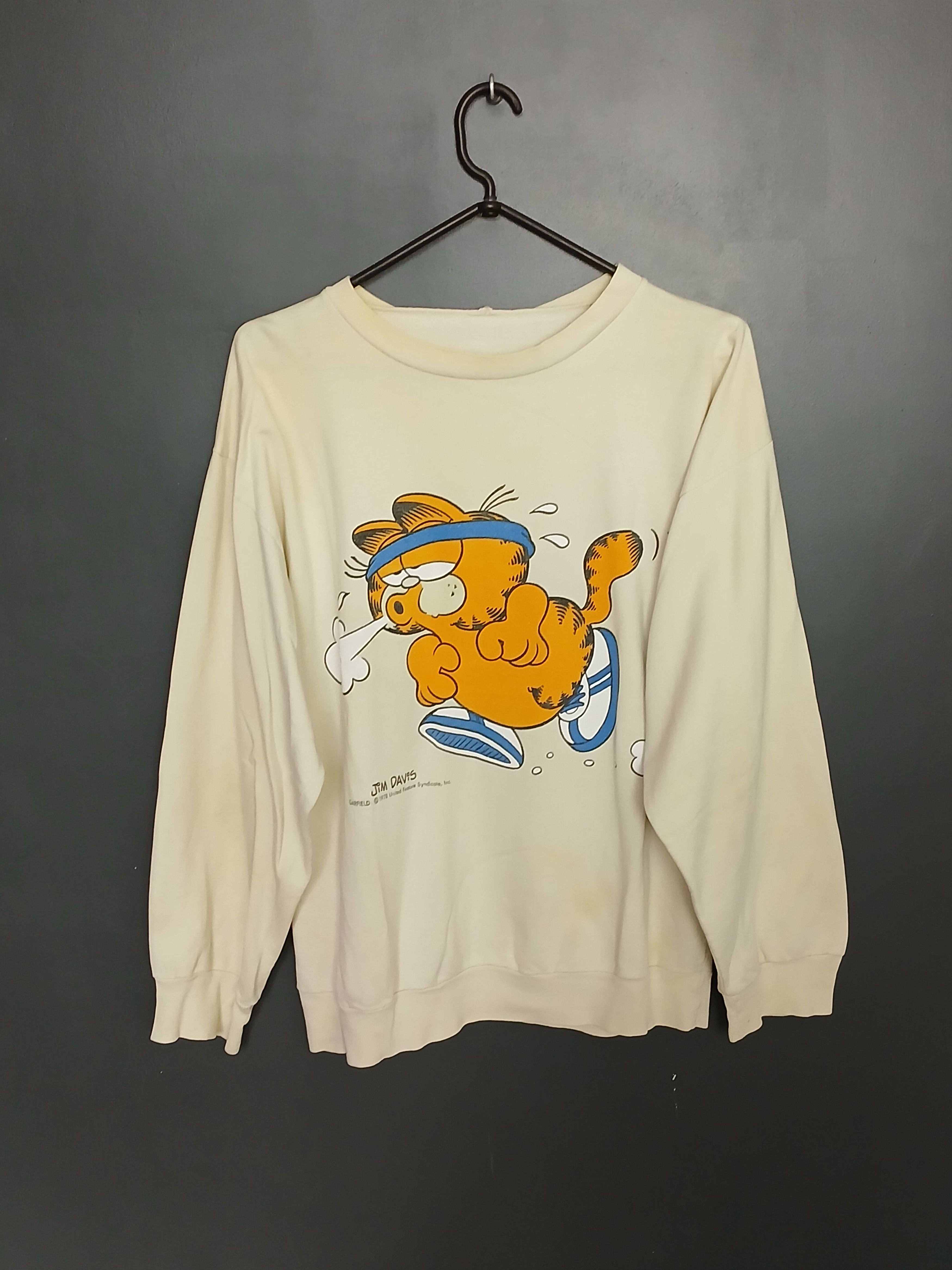 Cartoon Network Vintage Garfield Sweatshirt Size US M / EU 48-50 / 2 - 1 Thumbnail