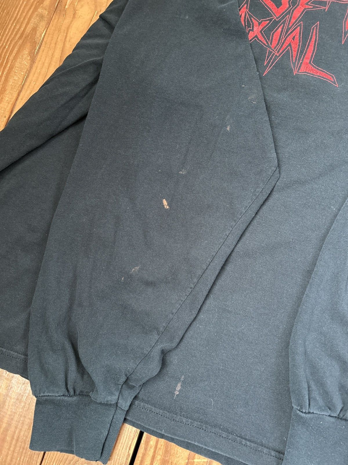 Vintage Vintage 90s Y2K Property of Axial Metal Band T-Shirt Size US XXL / EU 58 / 5 - 3 Thumbnail