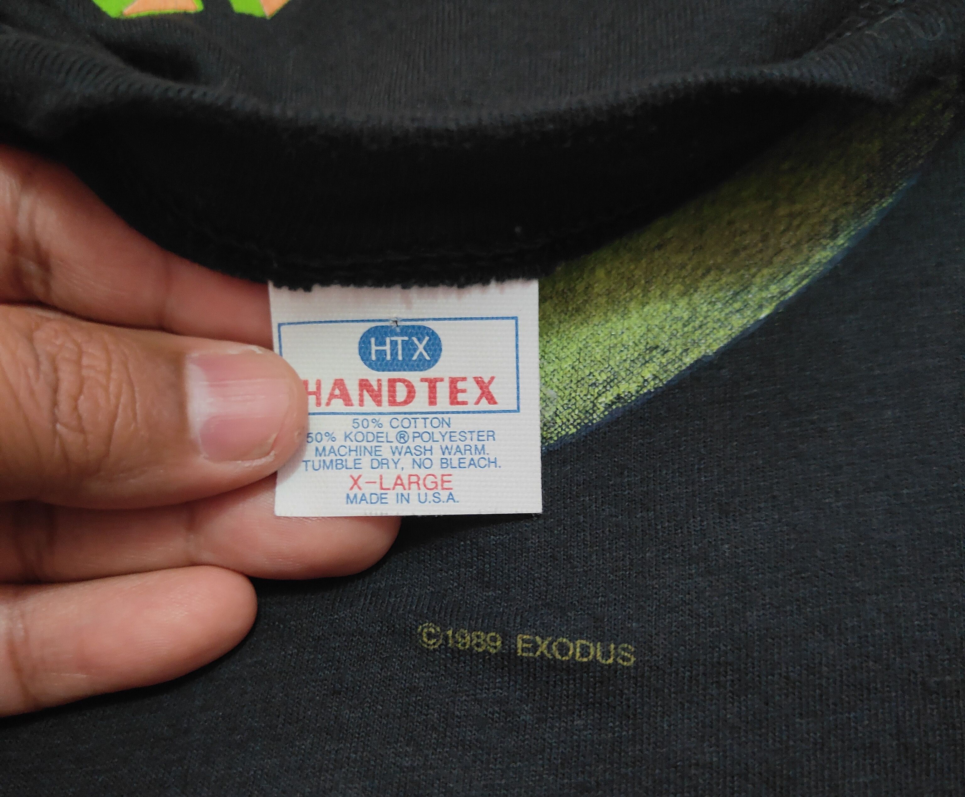 Other EXODUS 1989 TOUR Size US XL / EU 56 / 4 - 3 Thumbnail