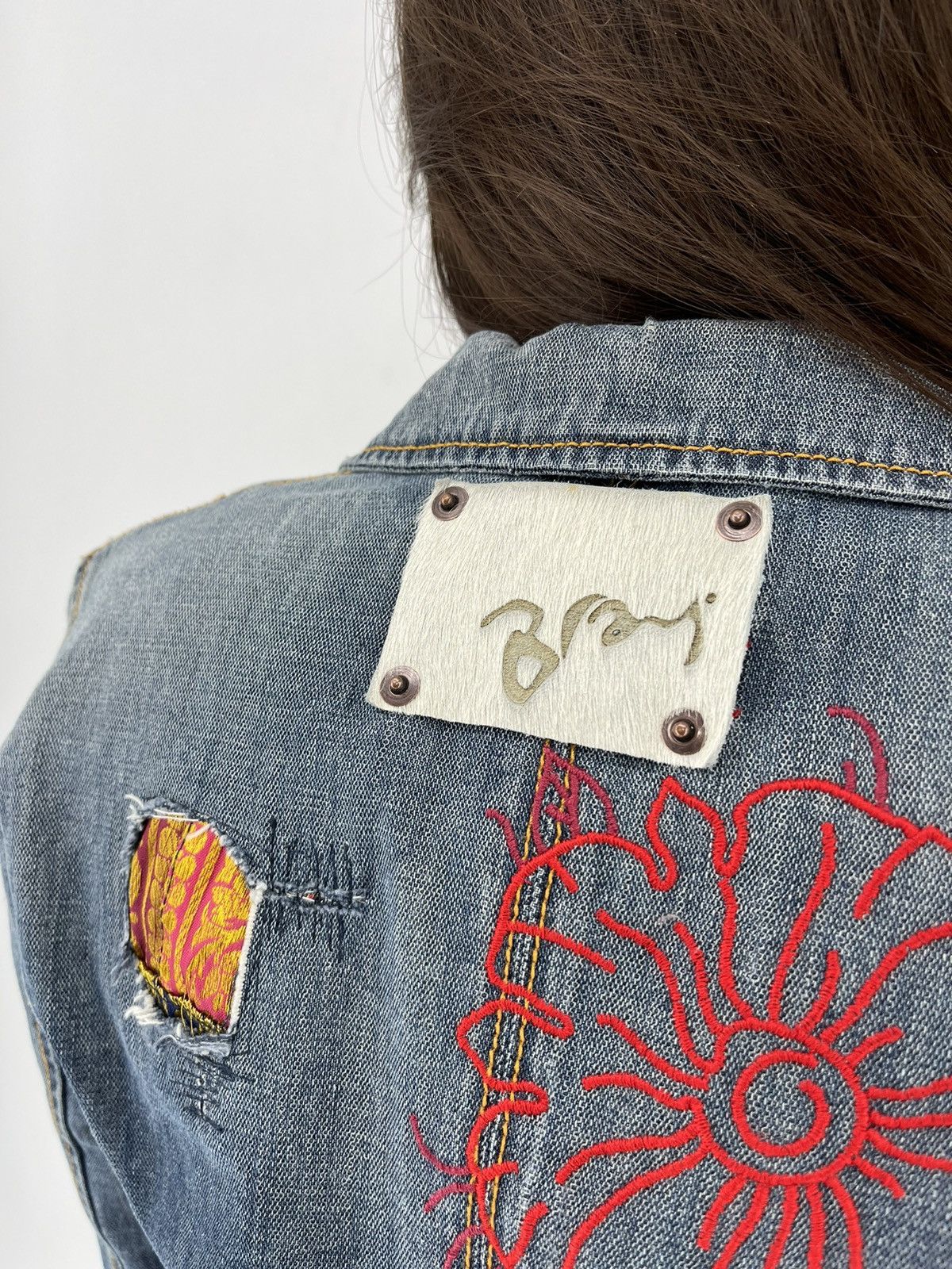 Bray Steve Alan × Japanese Brand Progetti & Prodotti Bray Vintage Y2K Denim Jacket Size S / US 4 / IT 40 - 12 Thumbnail