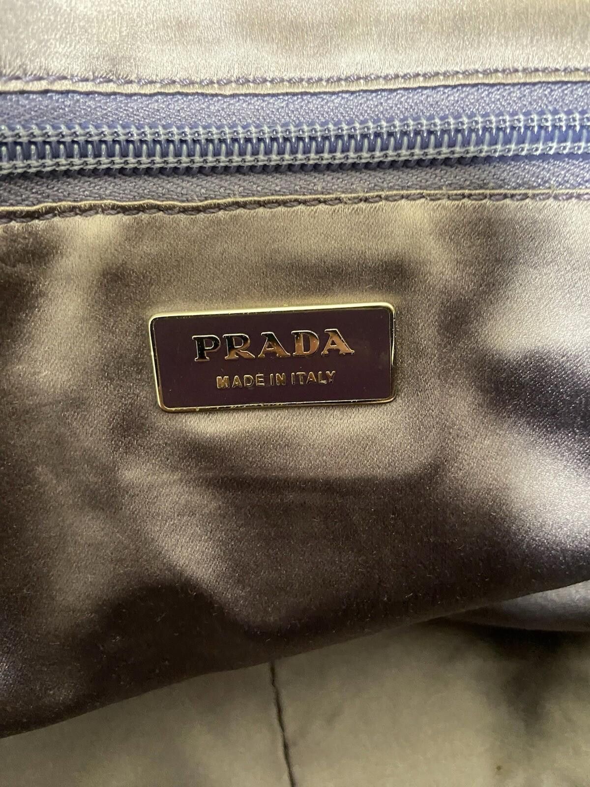 Prada Prada faded purple Cinghiale Canapa hand tote bag Size ONE SIZE - 10 Thumbnail