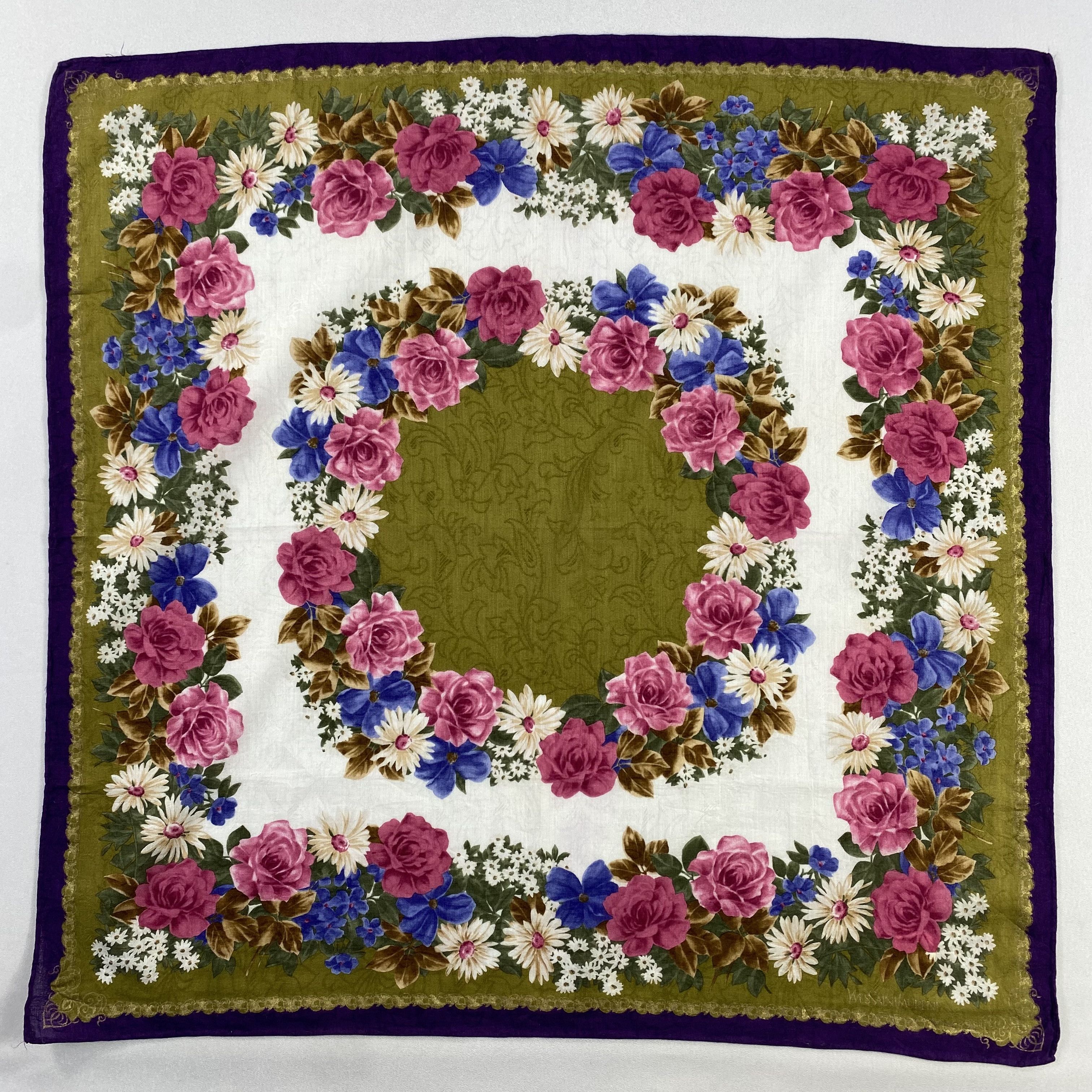 Vintage Yves Saint Laurent Handkerchief / Neckerchief-P1461 Size ONE SIZE - 1 Thumbnail
