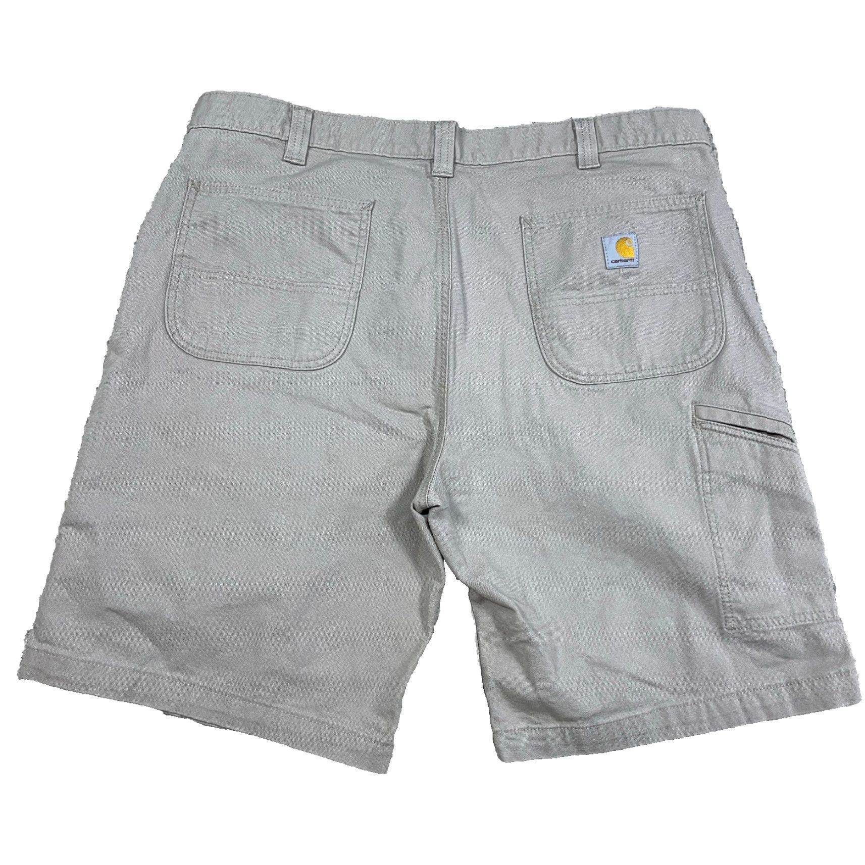 Carhartt VINTAGE Carhartt Shorts Men 40 Tan Khaki Duck Canvas Baggy Relaxed Fit Utility Work Wear Size US 40 / EU 56 - 2 Thumbnail
