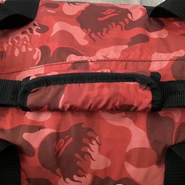 Bape × Nigo BAPE Travel Bag Fire camo a bathing ape flame red camo NIGO Size ONE SIZE - 6 Thumbnail