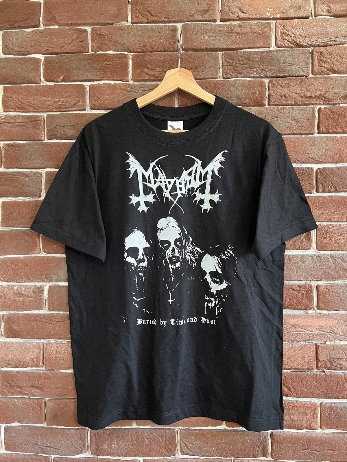 Rare Vintage 00s Mayhem De Mysteriis Black Metal Tshirt
