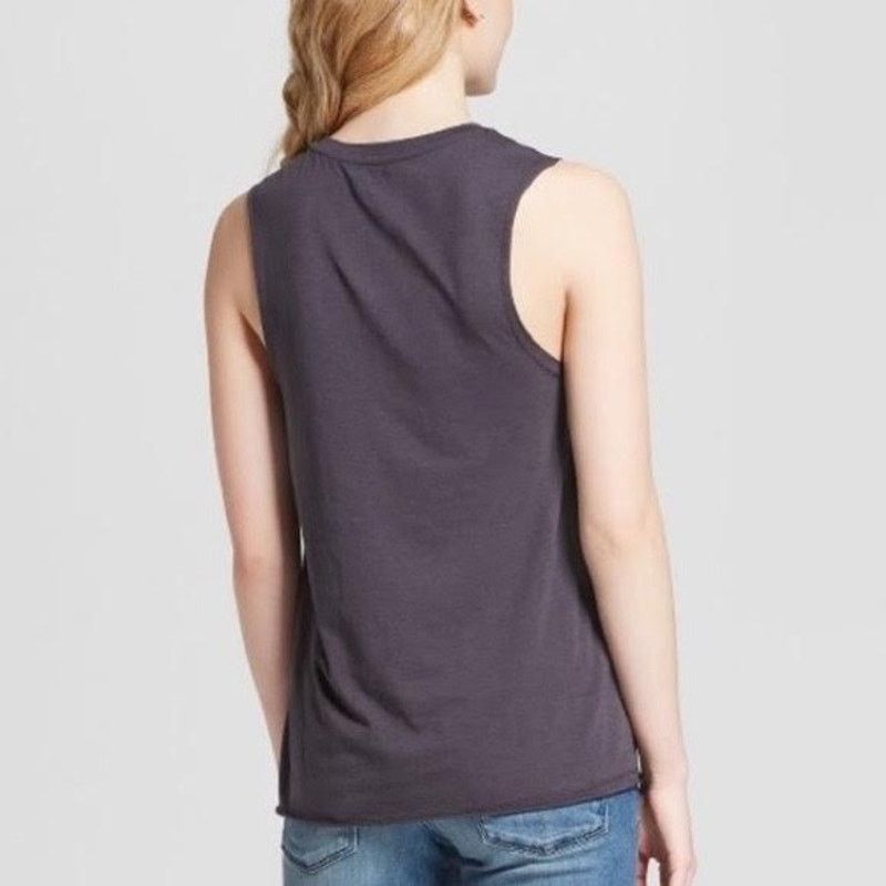 Vintage Netflix Stranger Things Embroidered Tank Top Charcoal Grey Size M / US 6-8 / IT 42-44 - 2 Thumbnail