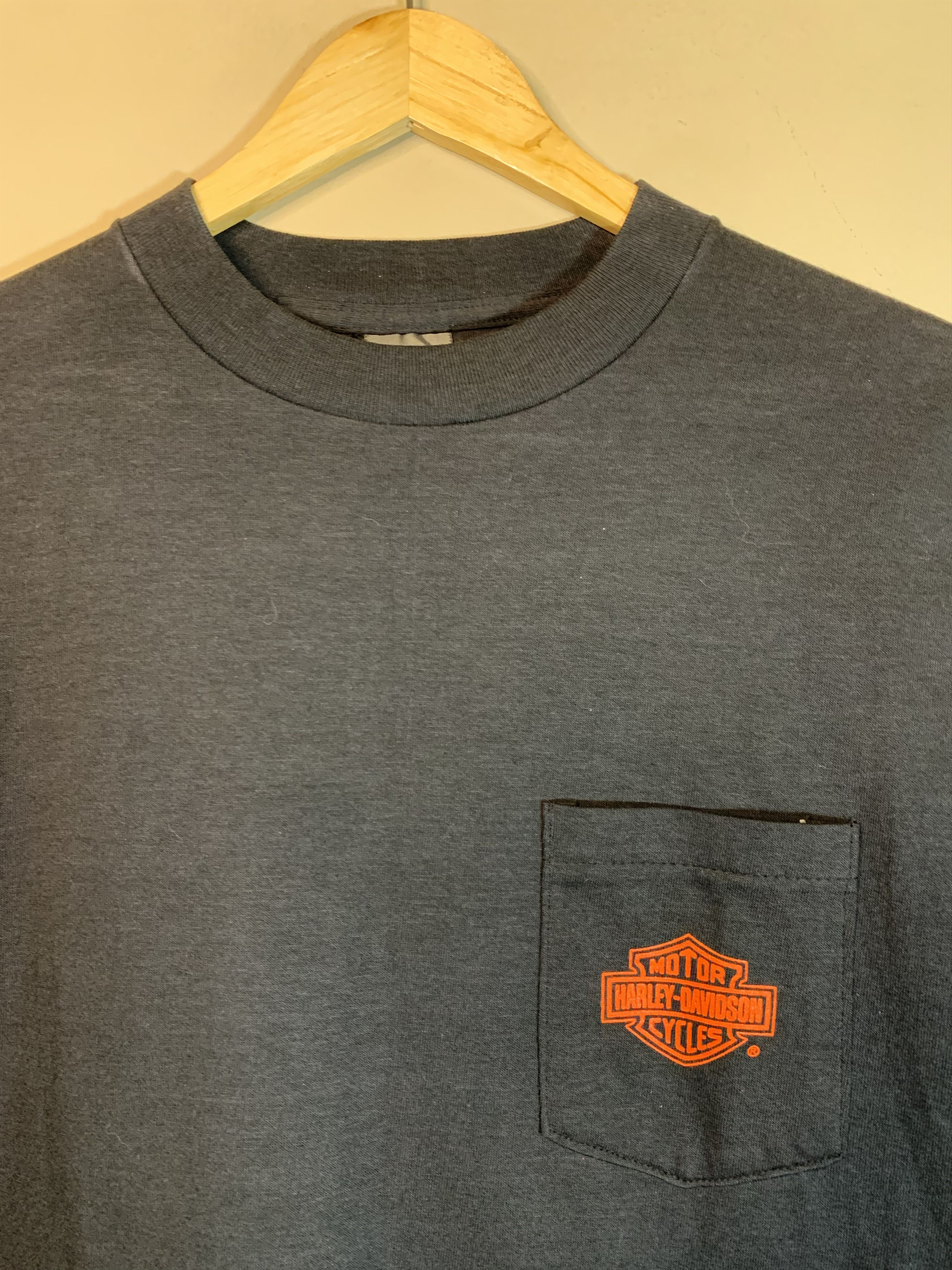 Harley Davidson RARE Vintage 80s 3D Emblem Harley Davidson Oceanside T-Shirt Size US M / EU 48-50 / 2 - 4 Thumbnail