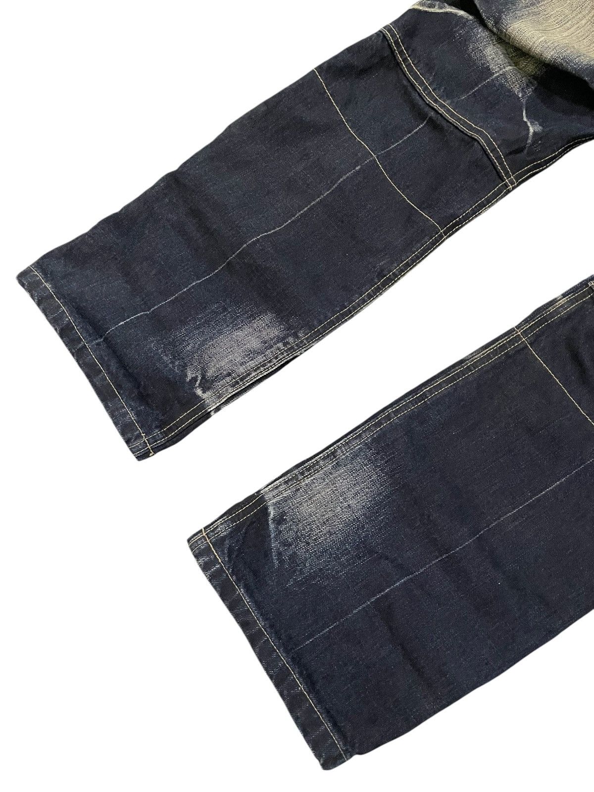 PPFM PPFM Booze & Pills & Powders Double Waist Mud Wash Jeans Size US 32 / EU 48 - 9 Thumbnail