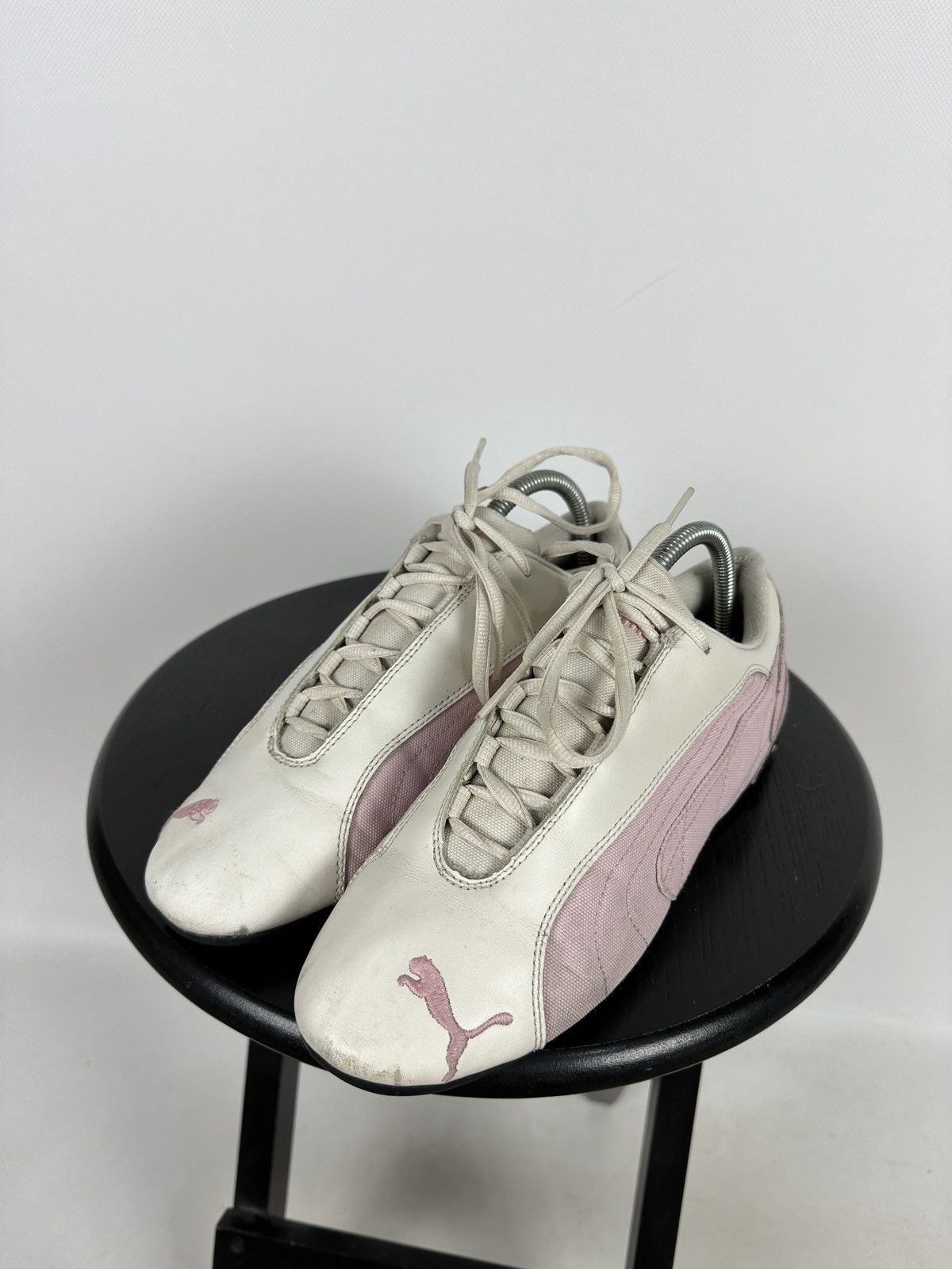 Puma Vintage Puma Speedcat Leather Y2K Pink/White Sneakers Size US 11 / IT 41 - 7 Thumbnail