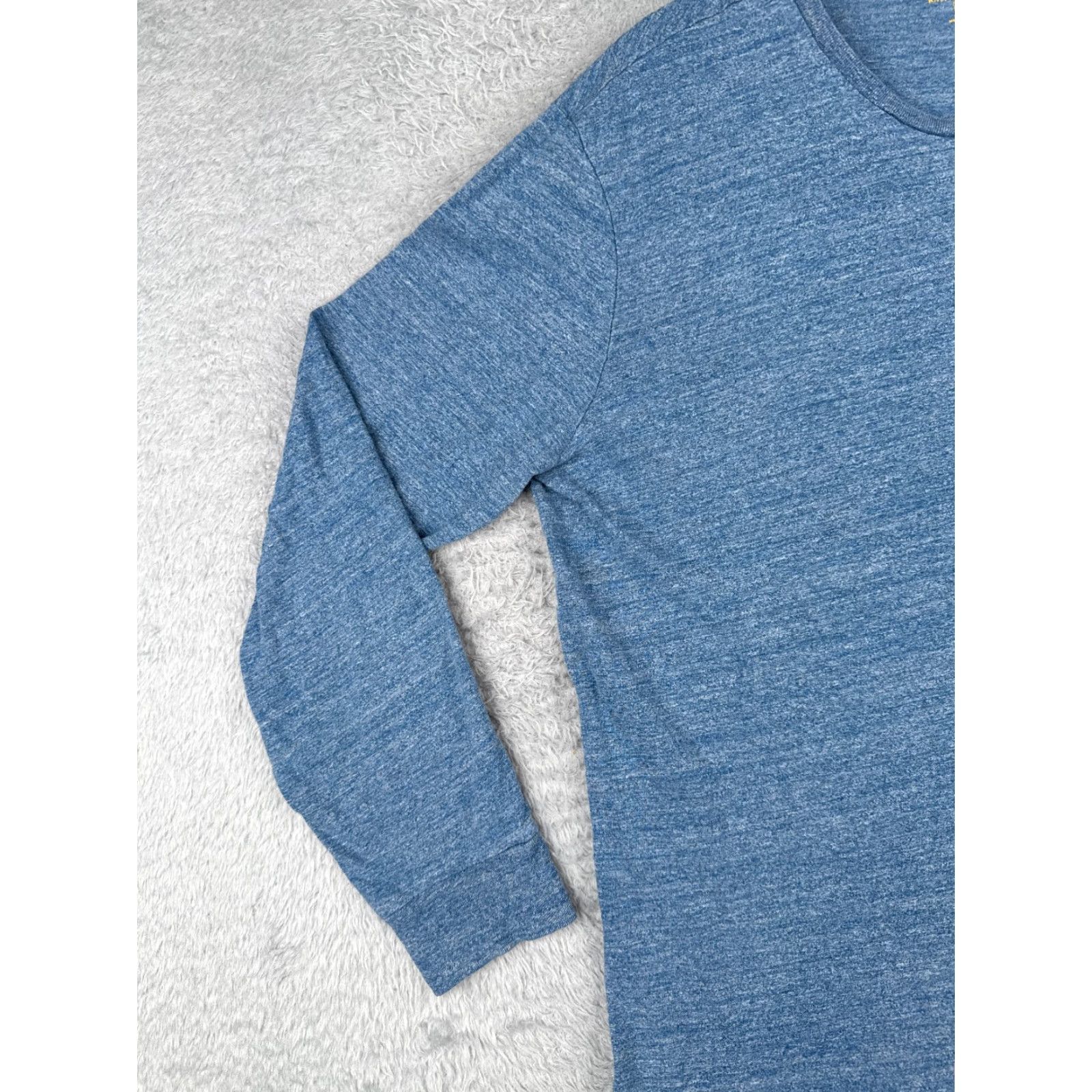 Polo Ralph Lauren Polo Ralph Lauren Shirt Men XL Blue Long Sleeve Cotton Jersey Logo Crew Neck City Theme Regular Fit Adults Size US XL / EU 56 / 4 - 3 Thumbnail