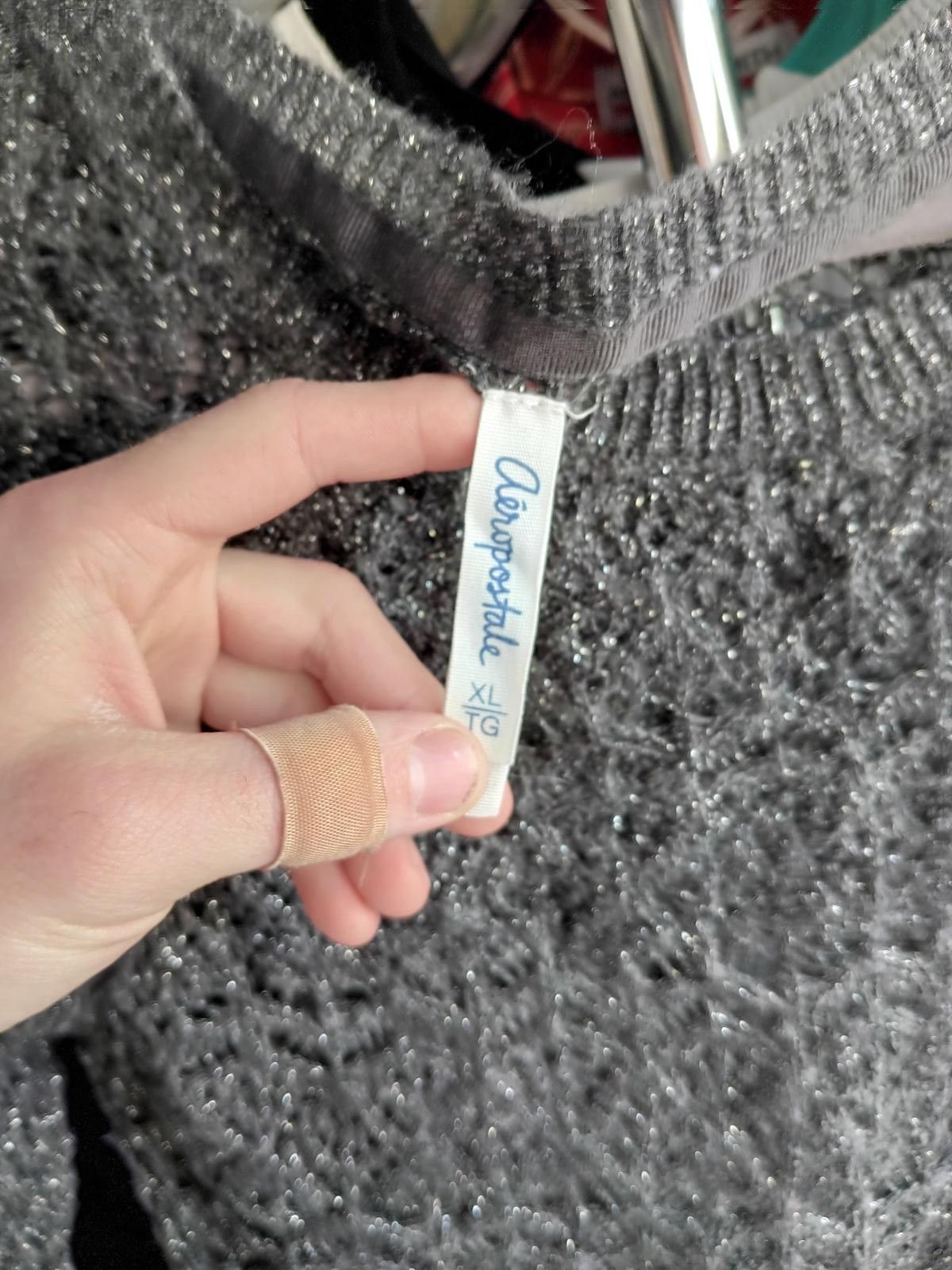 Aeropostale Aeropostale Sparkling Knit Sweater - XL Size XL / US 12-14 / IT 48-50 - 3 Thumbnail