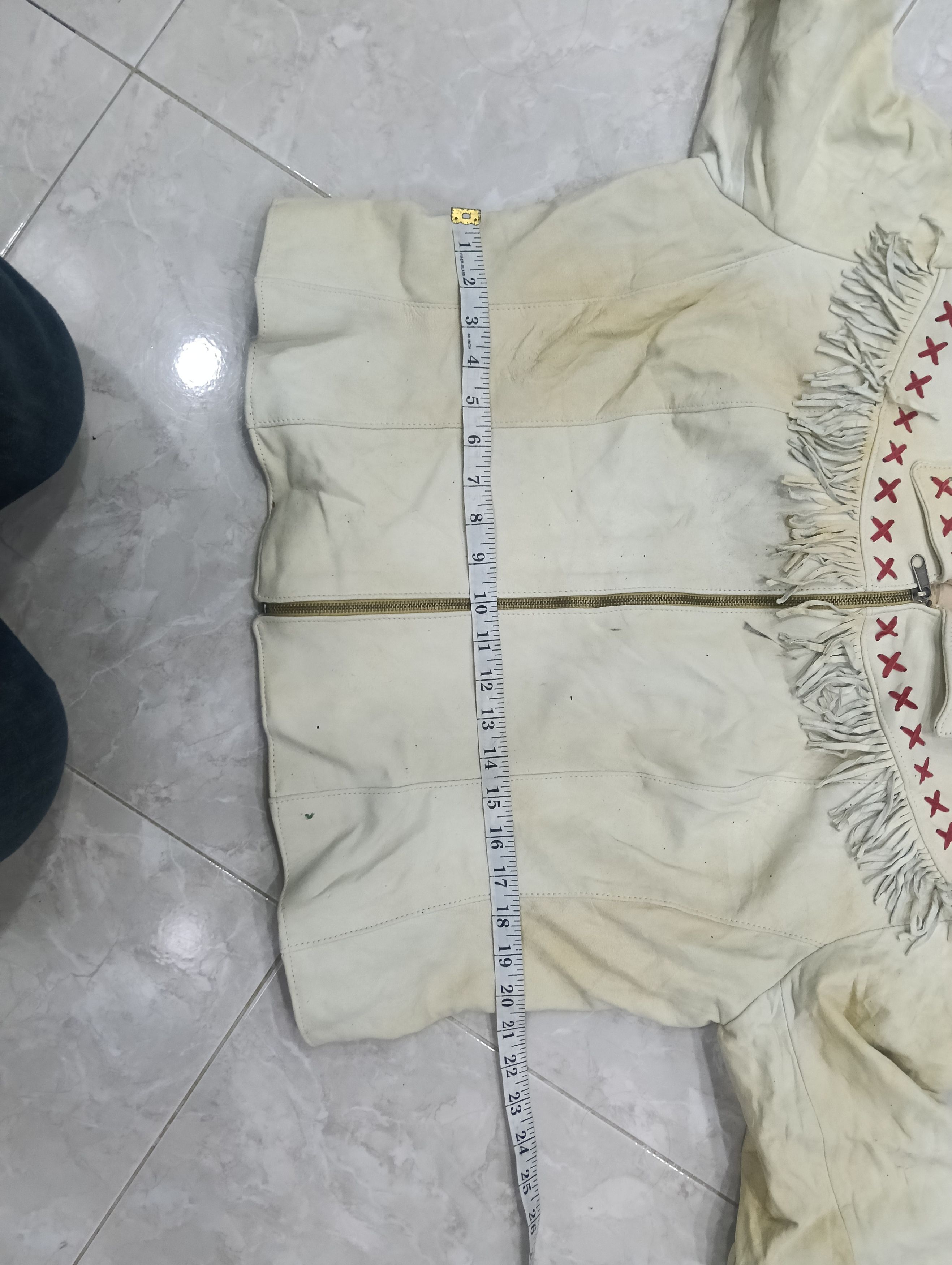Double D Ranch Vintage Western Double D Ranch Soft Leather Jacket Size XL / US 12-14 / IT 48-50 - 16 Thumbnail