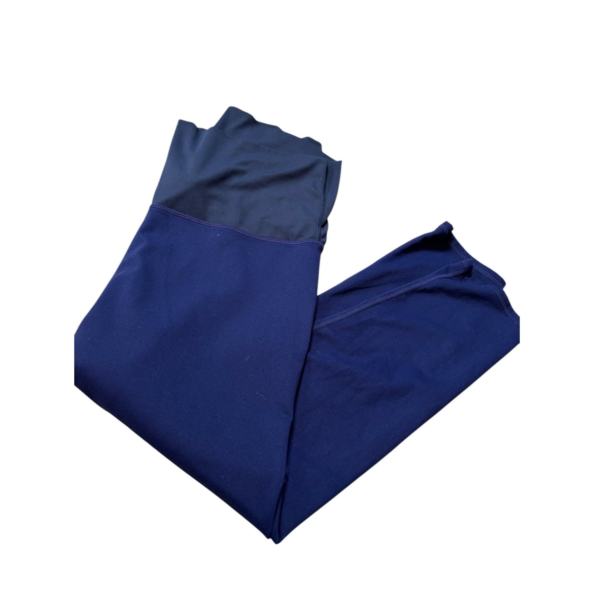 Fabletics Fabletics Navy Blue High-Waisted Womens Leggings Size S Size 27" / US 4 / IT 40 - 7 Thumbnail