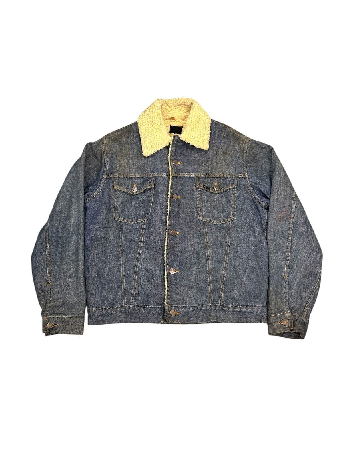 Sears Vintage 60’s Sears Roebuck Denim Sherpa Lined Ranch Jacket Size US M / EU 48-50 / 2 - 1 Thumbnail