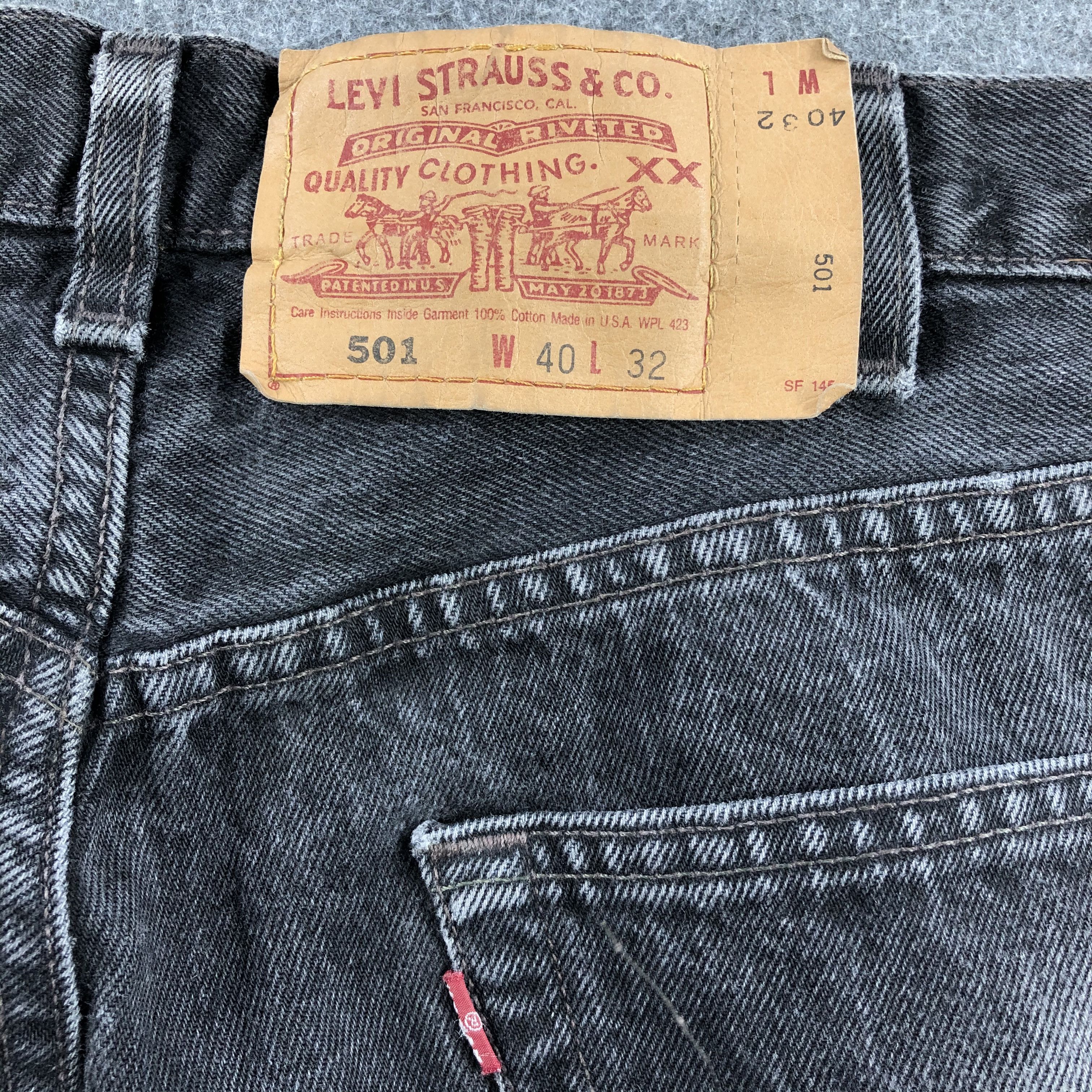 Levi's × Vintage Vintage 90s Distress Levis 501 Jeans-JM1582 Size US 39 - 7 Thumbnail