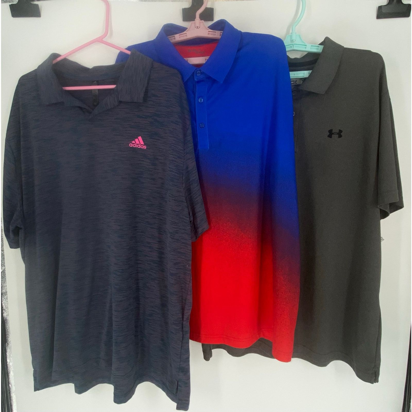 Adidas 3pc Mens Golf Polo Bundle Size 2XL Size US XXL / EU 58 / 5 - 1 Thumbnail