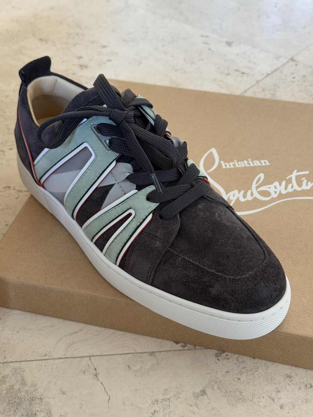 Christian Louboutin Christian Louboutin Navy Sneakers Size US 9 / EU 42 - 2 Thumbnail