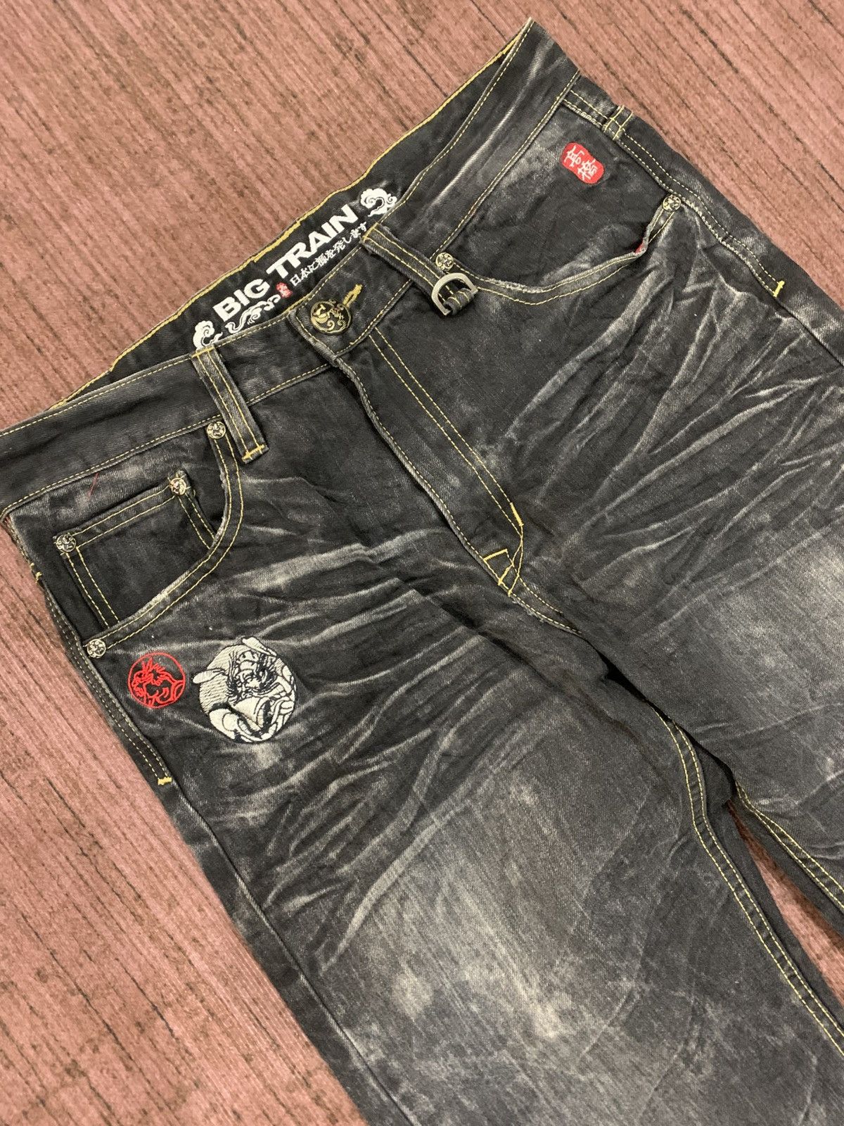 Japanese Brand Big Train Denim Size US 33 - 2 Thumbnail