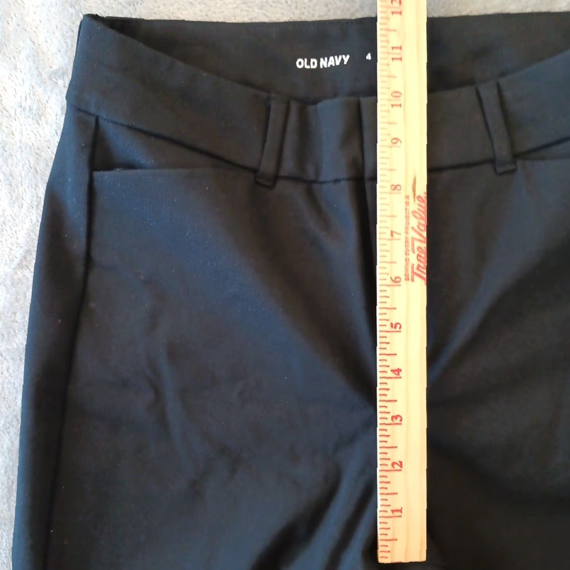 Old Navy Old Navy Pixie Ankle Pants Womens Size 4 Black Stretch Cotton Blend Pockets Modern Straight Leg Cap Stretchy Pockets Womens 4 Black Pixie Ankle Pants Size 27" / US 4 / IT 40 - 4 Thumbnail