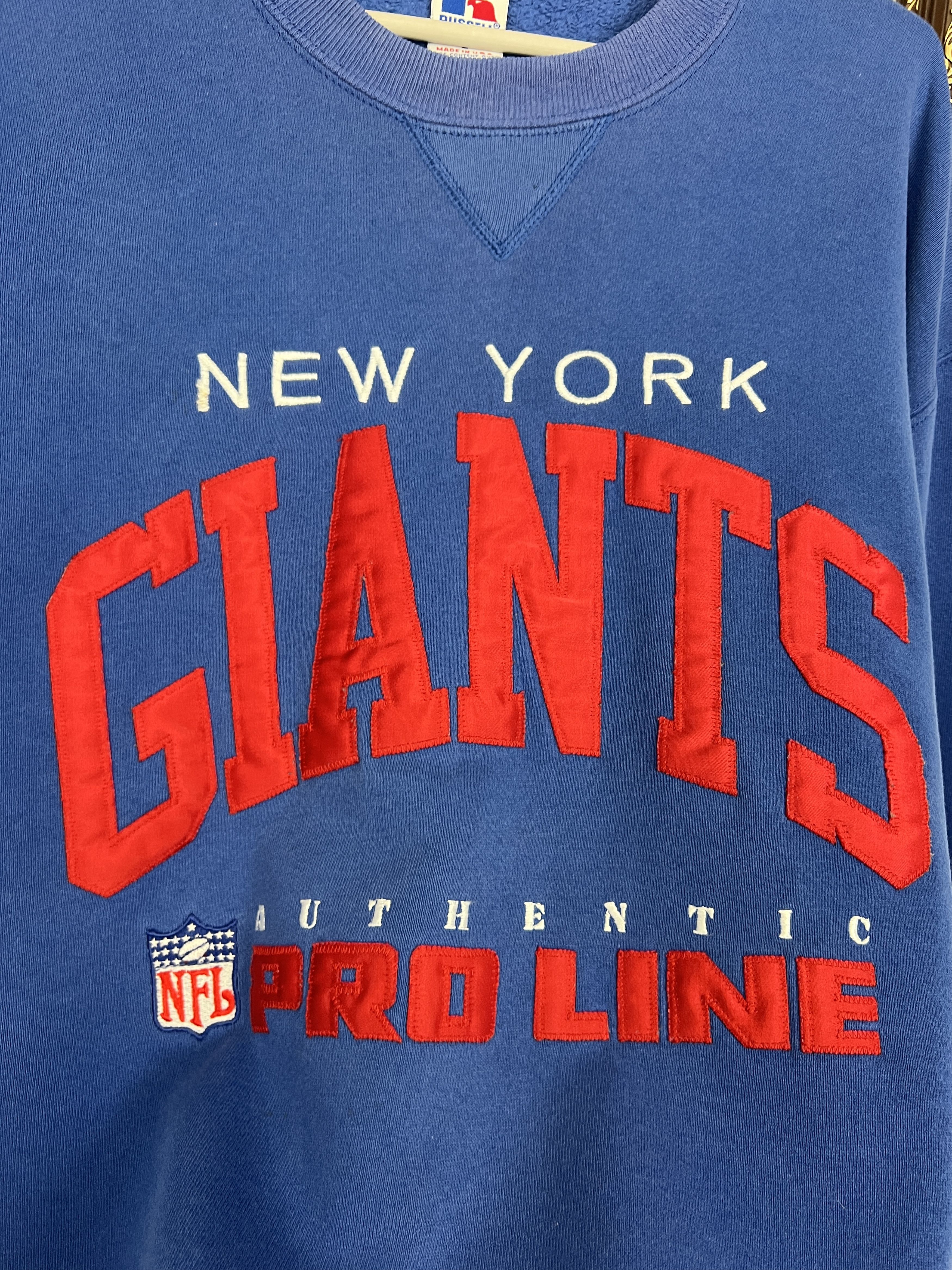 Russell Athletic Vintage New York Giants ProLine Sweatshirt NFL Crewneck Size US L / EU 52-54 / 3 - 3 Thumbnail