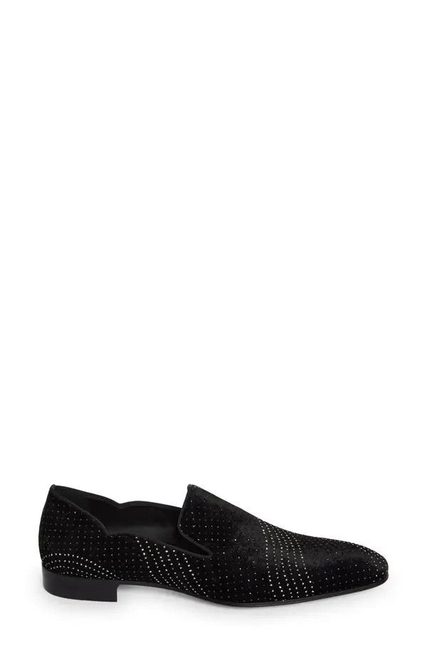 Christian Louboutin os11x1024 Dandy Chick Crystal & Velvet Smoking Shoes Black Size US 9.5 / EU 42-43 - 1 Thumbnail