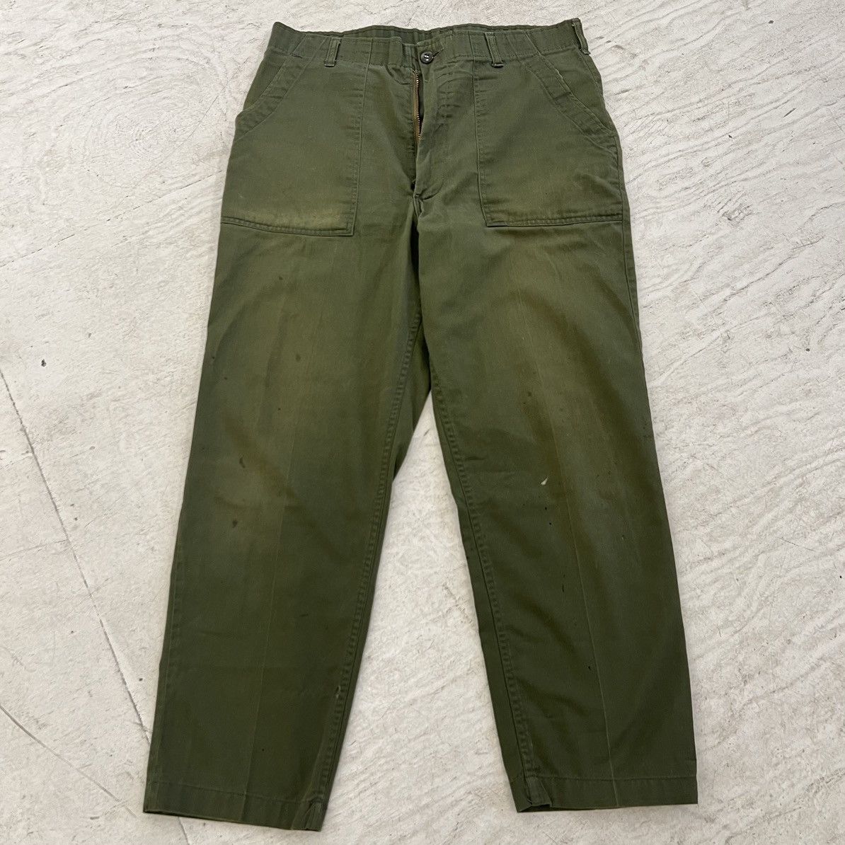 Vintage Vintage OG107 Military Trousers Size US 36 / EU 52 - 1 Thumbnail