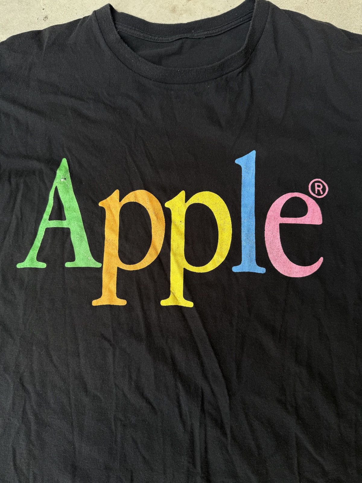 Apple × Vintage Y2K APPLE TEE Size US XL / EU 56 / 4 - 3 Thumbnail