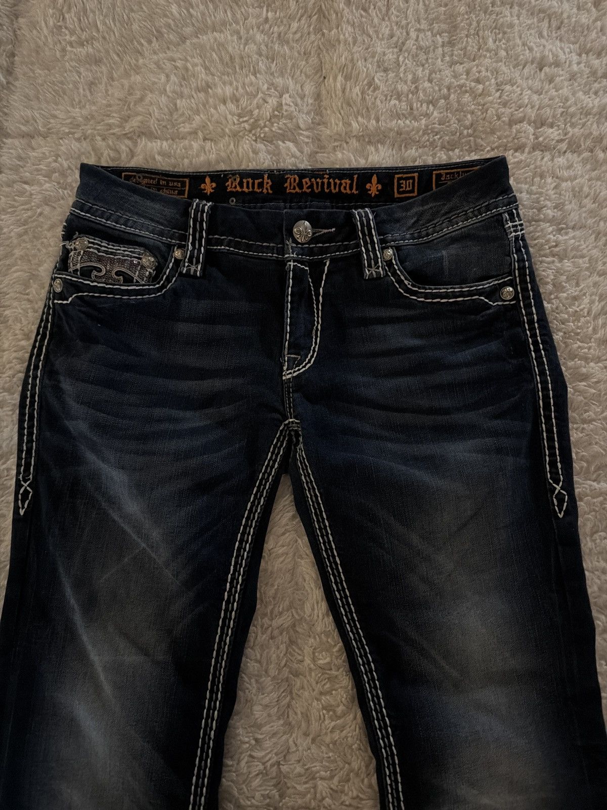 Rock Revival rock revival jeans with pink accents Size 30" / US 8 / IT 44 - 4 Thumbnail