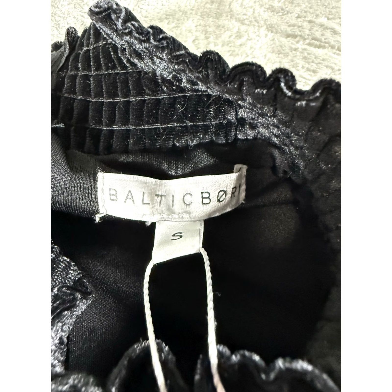 Born Baltic Born Dress Womens S Black NWT Velvet Whimsy Goth Dark Academia Fairy Size S / US 4 / IT 40 - 4 Thumbnail