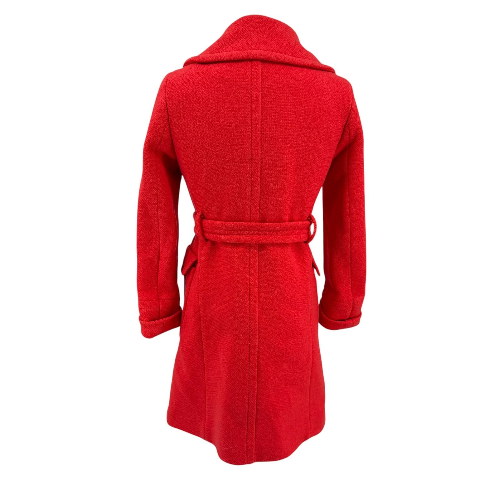 J.Crew J Crew Vintage Wool Double Breasted Winter Coat Orange 2 Size XS / US 0-2 / IT 36-38 - 5 Thumbnail