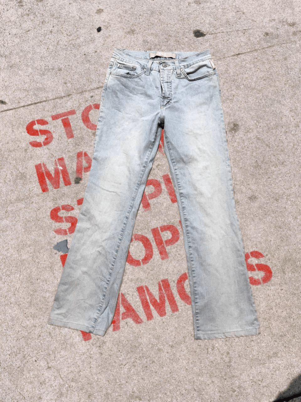 VERSACE JEANS COUTURE Vintage Wash Jeans Regular Fit
