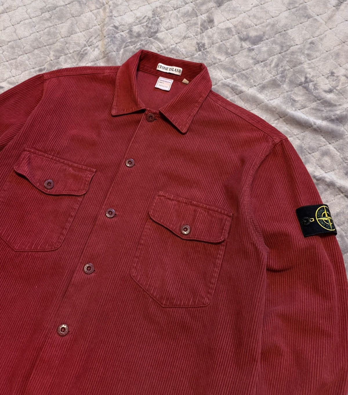 Stone Island Archive 1990s Stone Island Corduroy Overshirt Size US S / EU 44-46 / 1 - 5 Thumbnail