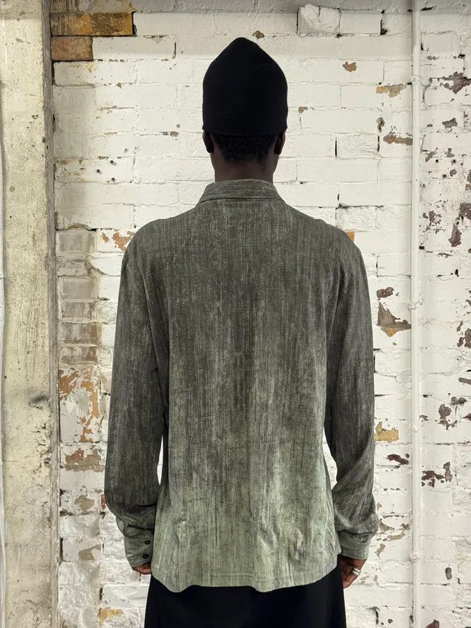 Just Cavalli 2000S Cavalli Elevated Brut Raw Fabric Shirt Size US L / EU 52-54 / 3 - 3 Thumbnail
