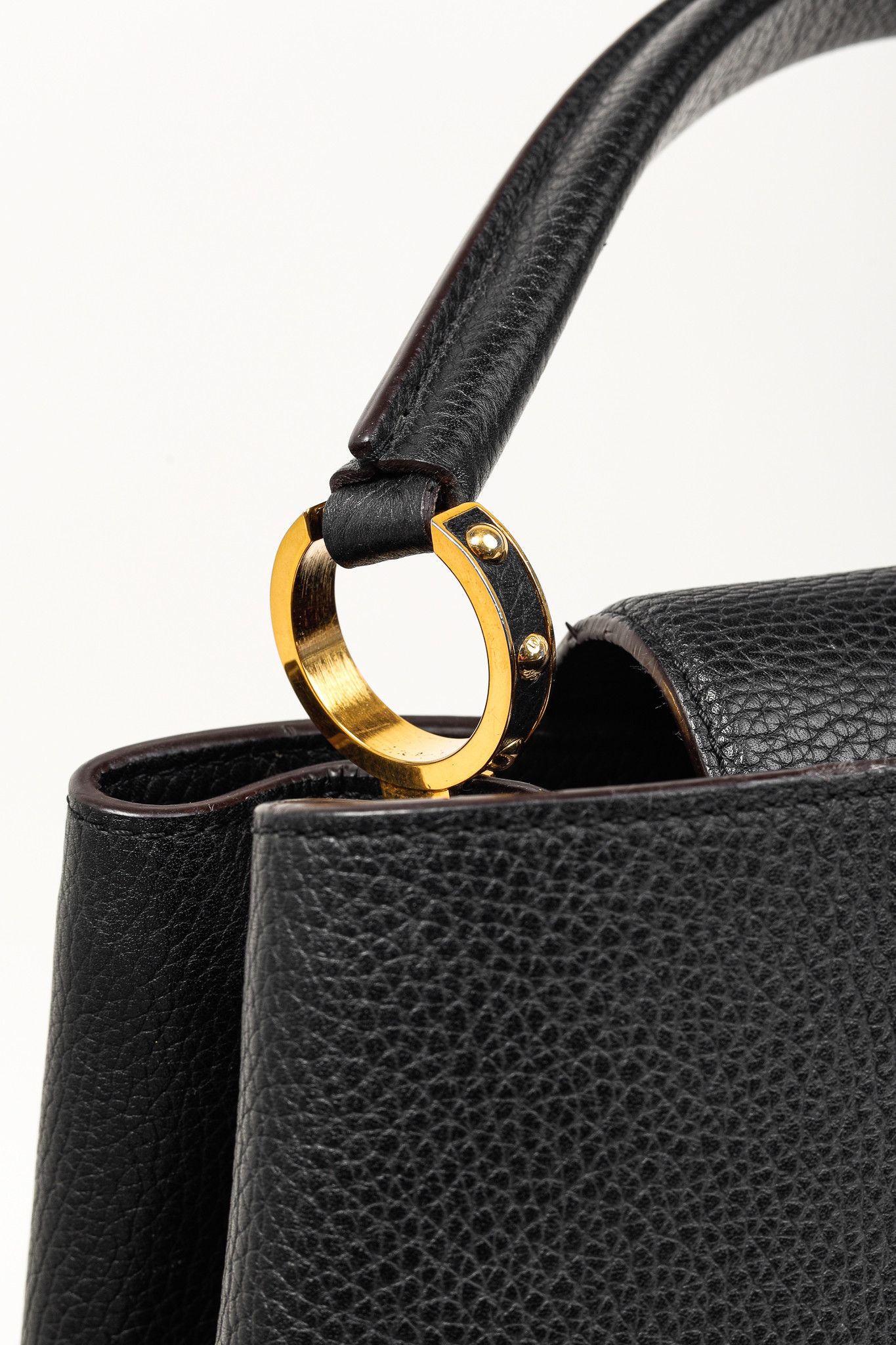 Louis Vuitton Louis Vuitton Capucines MM Taurillon Leather Satchel Size ONE SIZE - 5 Thumbnail