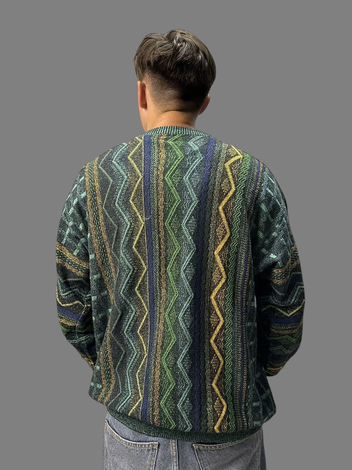 Carlo Colucci Vintage Multicolour Carlo Colucci Knit Sweater Coogi Canada Size US L / EU 52-54 / 3 - 9 Thumbnail