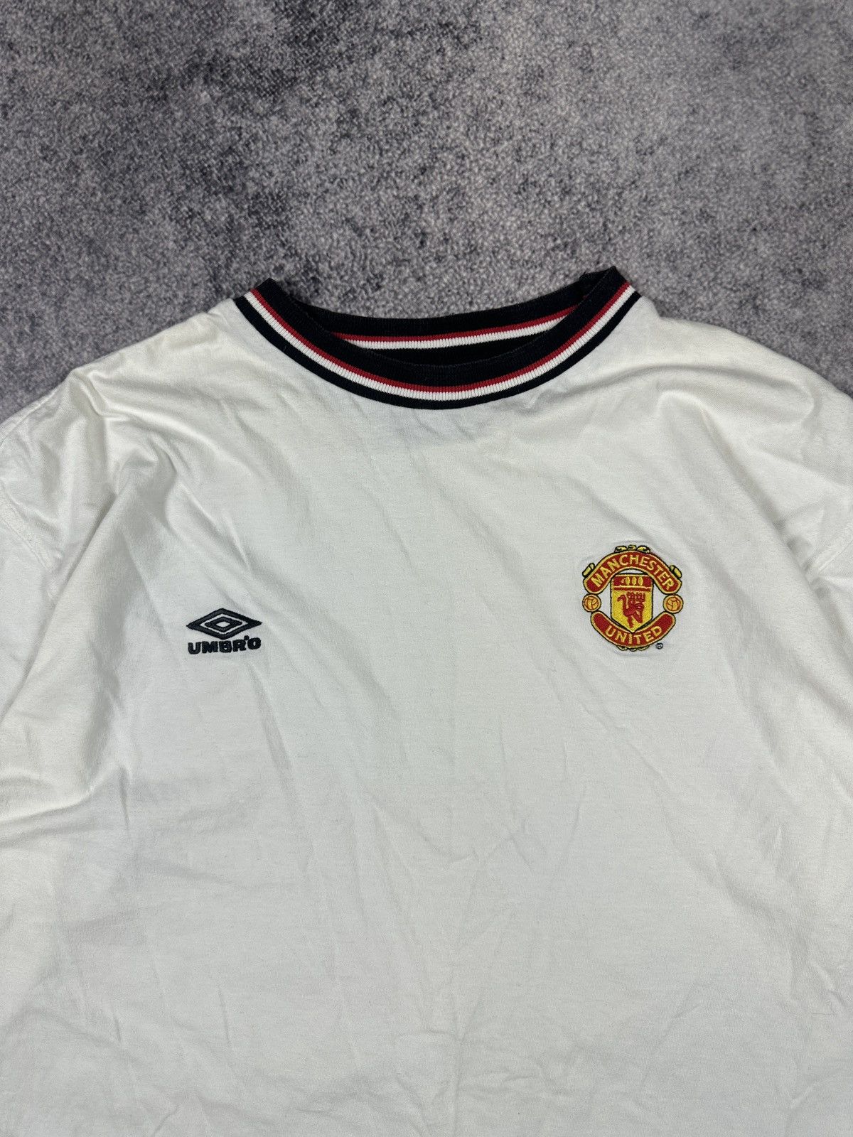 Umbro Vintage Umbro Manchester United jersey soccer Blokecore rare Size US XXL / EU 58 / 5 - 2 Thumbnail