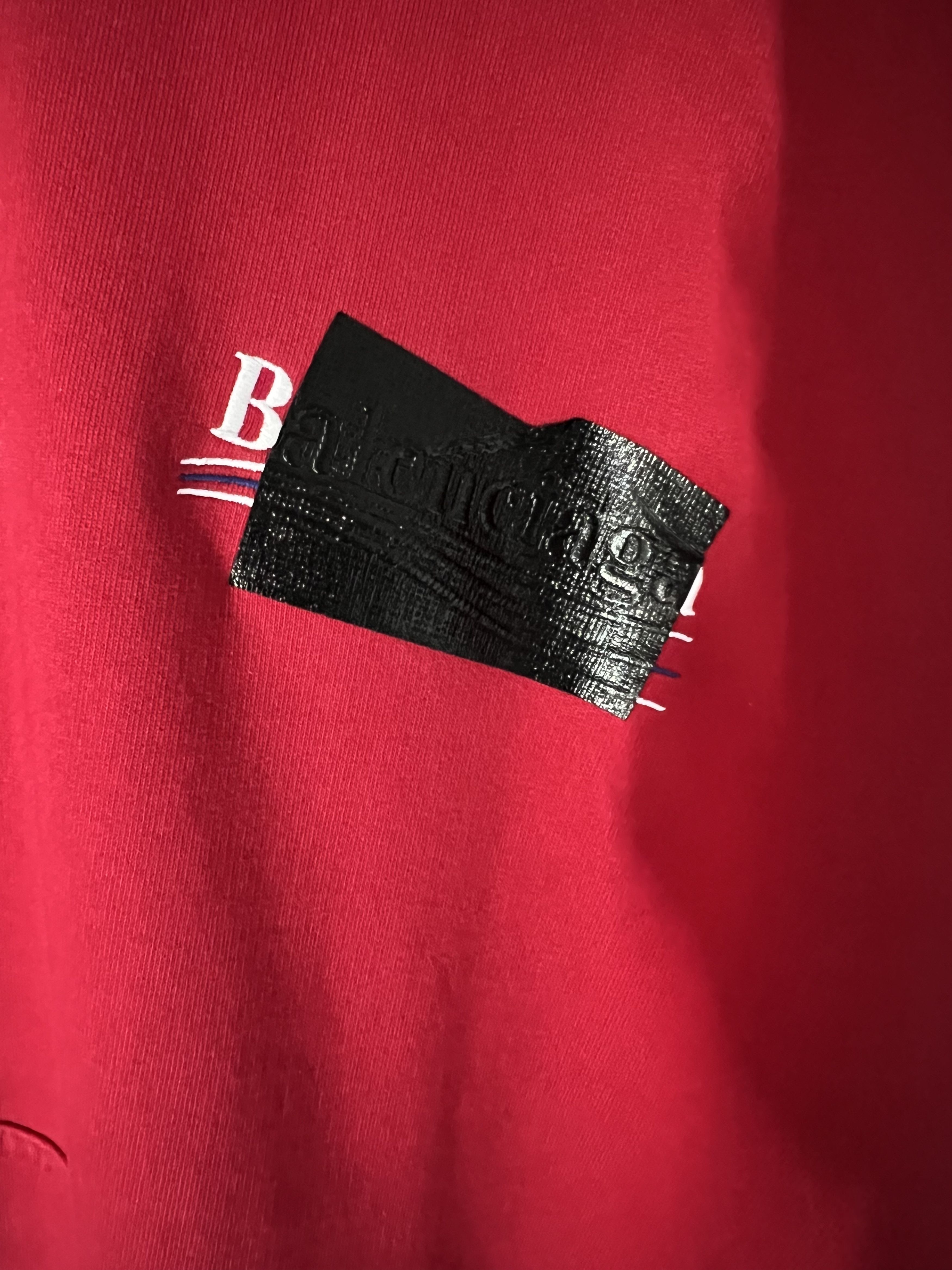 Balenciaga Balenciaga Gaffer Hoodie Red Size US M / EU 48-50 / 2 - 4 Thumbnail