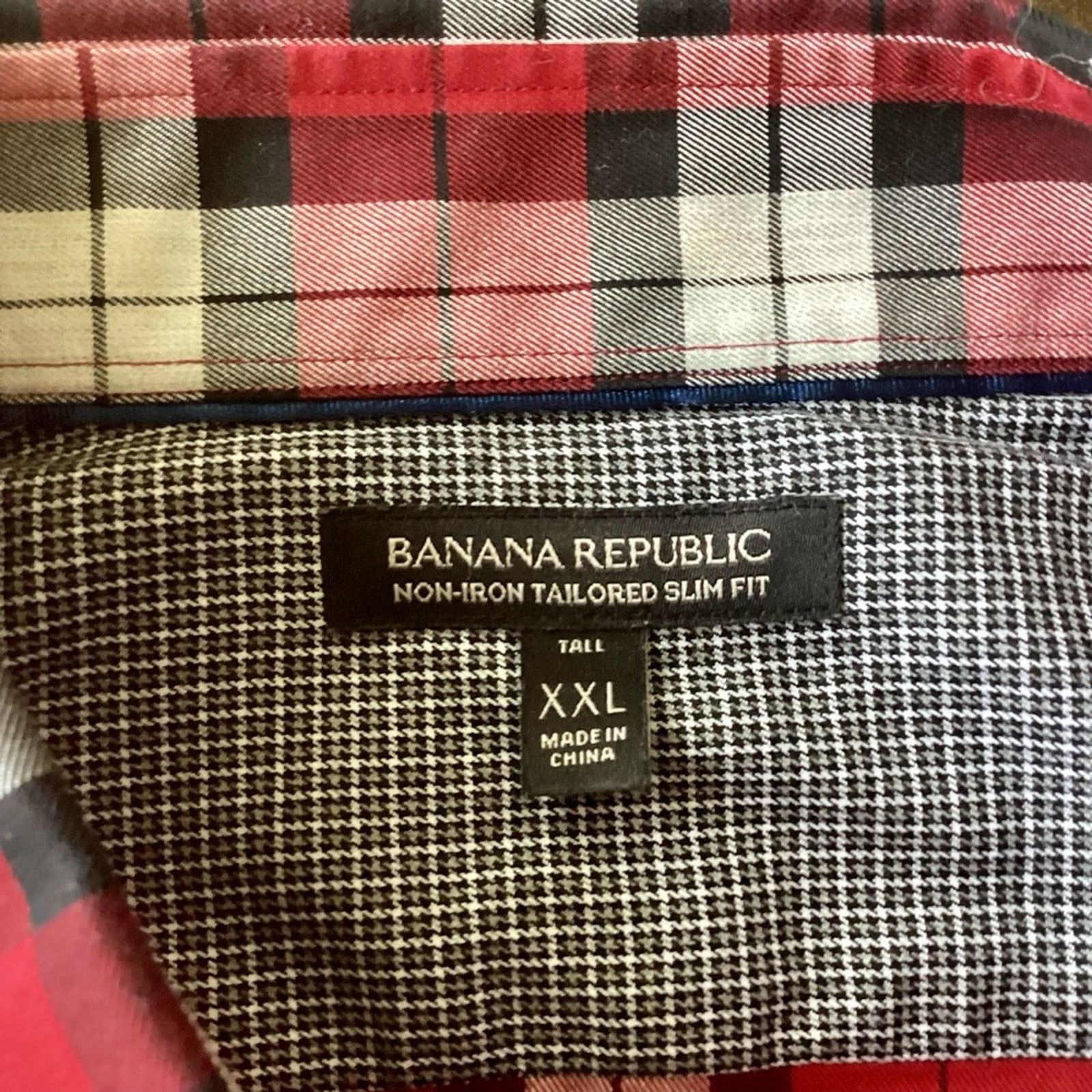 Banana Republic Banana Republic Non-Iron Slim Fit Button Down Size US XL / EU 56 / 4 - 3 Thumbnail
