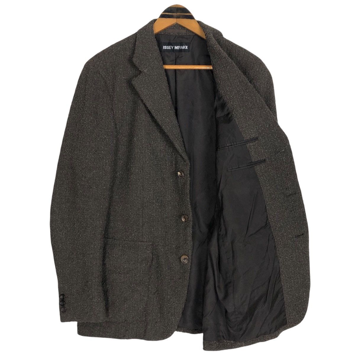Issey Miyake Vintage Issey Miyake A/W 2006 Knitted Wool Coat Size US M / EU 48-50 / 2 - 7 Thumbnail