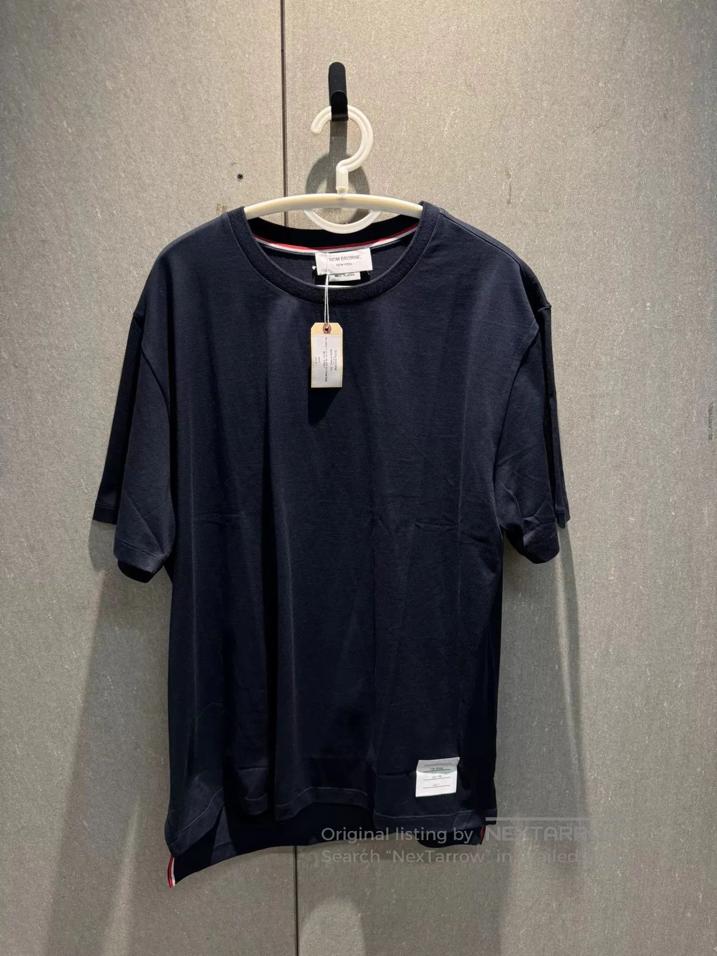 Thom Browne thom browne blue fitted knit t-shirt. Size US XXL / EU 58 / 5 - 1 Thumbnail