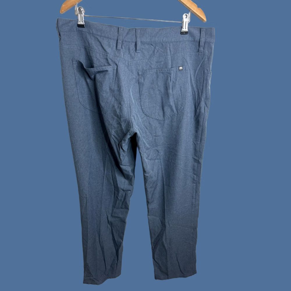 TravisMathew TravisMathew Pants Mens 35x29 Blue Stretch Chino Golf Performance Casual Size US 35 - 1 Thumbnail