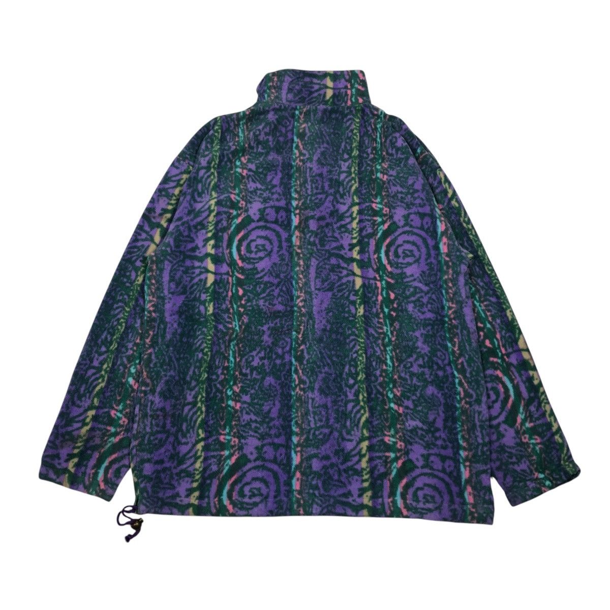 Japanese Brand 🔥VINTAGE HALF ZIPPER FLEECE JACKET NAVAJO RESEEDA Size US L / EU 52-54 / 3 - 2 Thumbnail