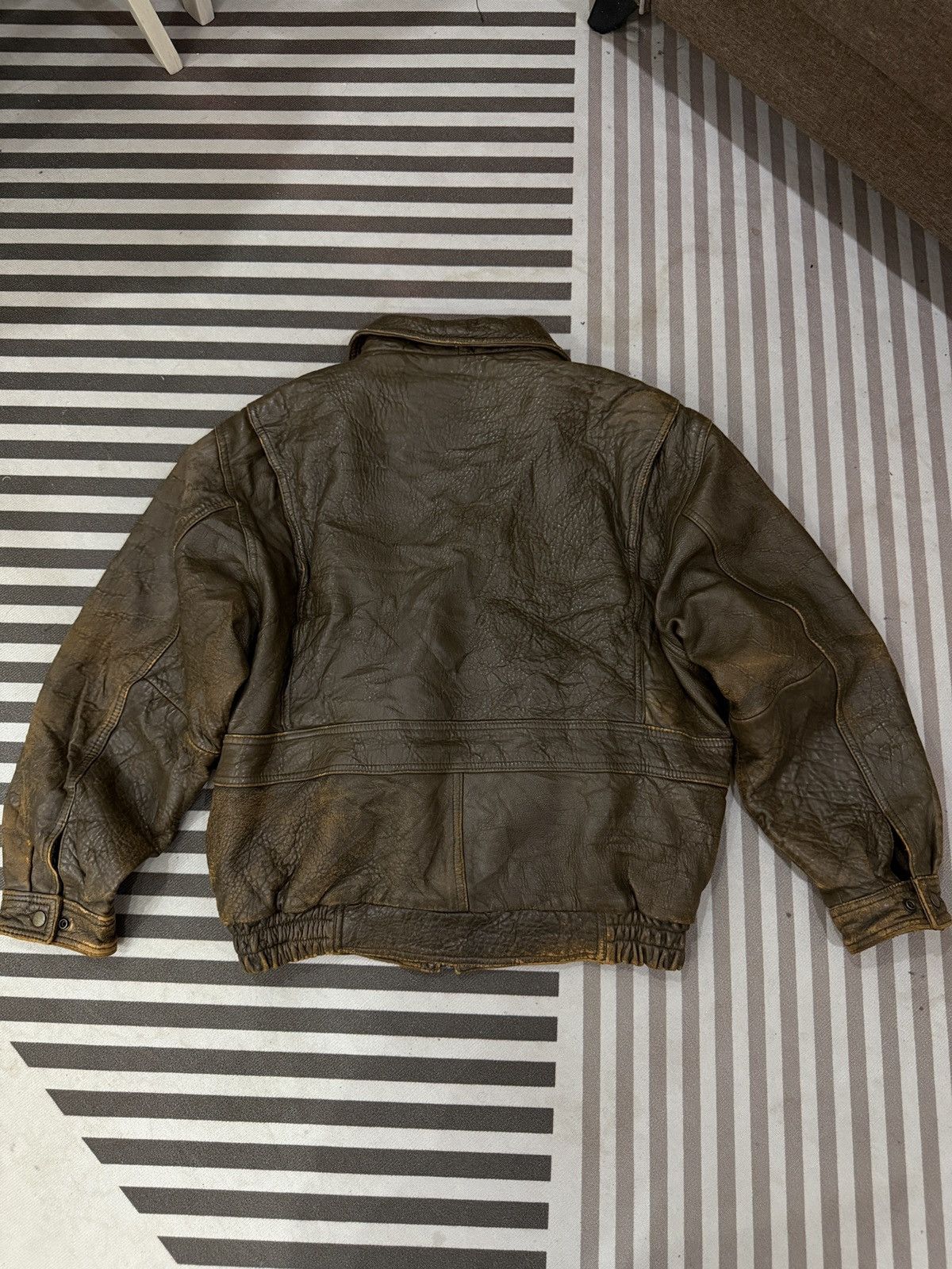 Genuine Leather 🔥🔥🔥ARCHIVE VINTAGE URBAN EXPRESS A2 LEATHER JACKET Size US M / EU 48-50 / 2 - 4 Thumbnail