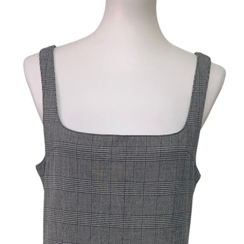 American Eagle Outfitters New AEO Womens Medium Plaid Sleeveless Back Zip Dress Size M / US 6-8 / IT 42-44 - 2 Thumbnail