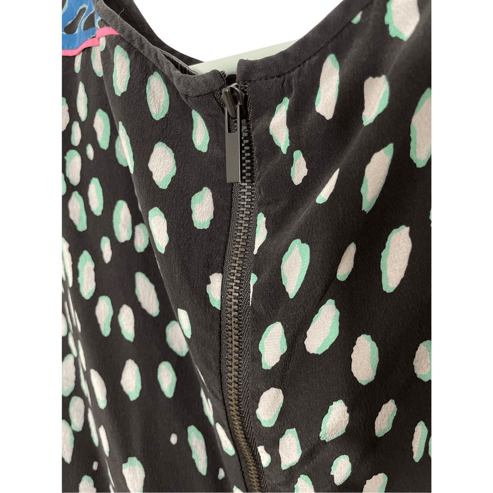 Elizabeth and James Elizabeth & James XXS Silk Retro Cropped Dalmation Blouse Size XXS / US 00 / IT 34 - 5 Thumbnail